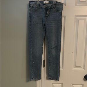 Abercrombie Kids Blue Ankle Cropped Jeans